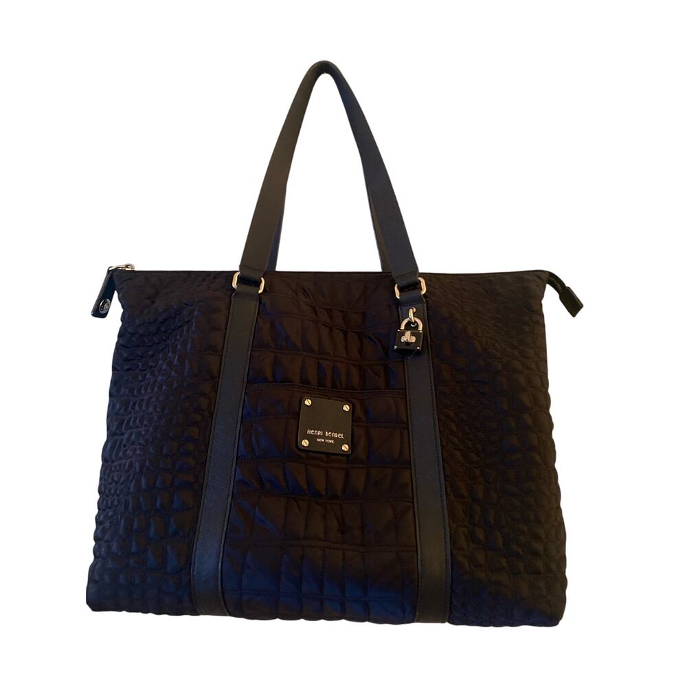 Henri Bendel Jetsetter Black Tote
